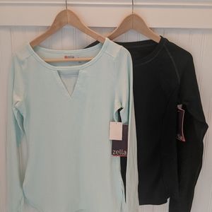 NWT Zella long sleeve workout tops Size S